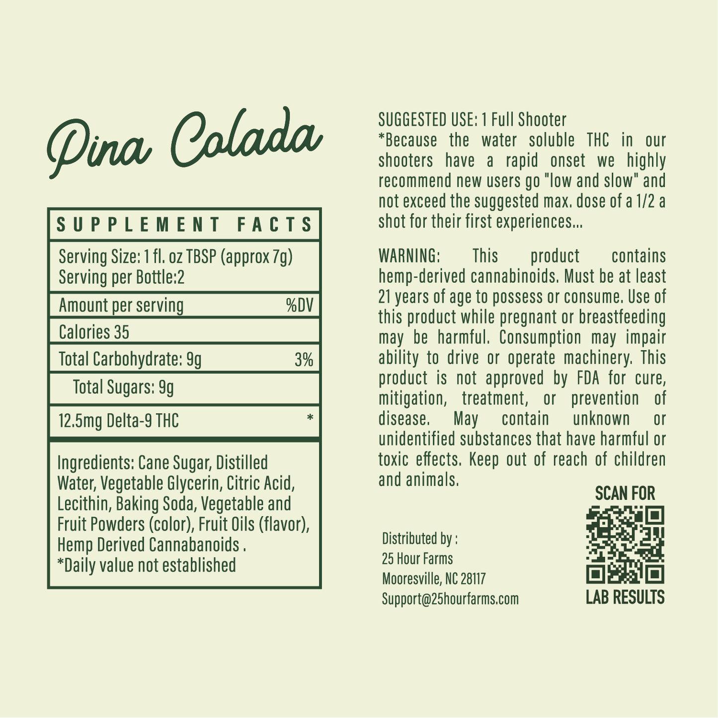 Pina Colada THC Shooter