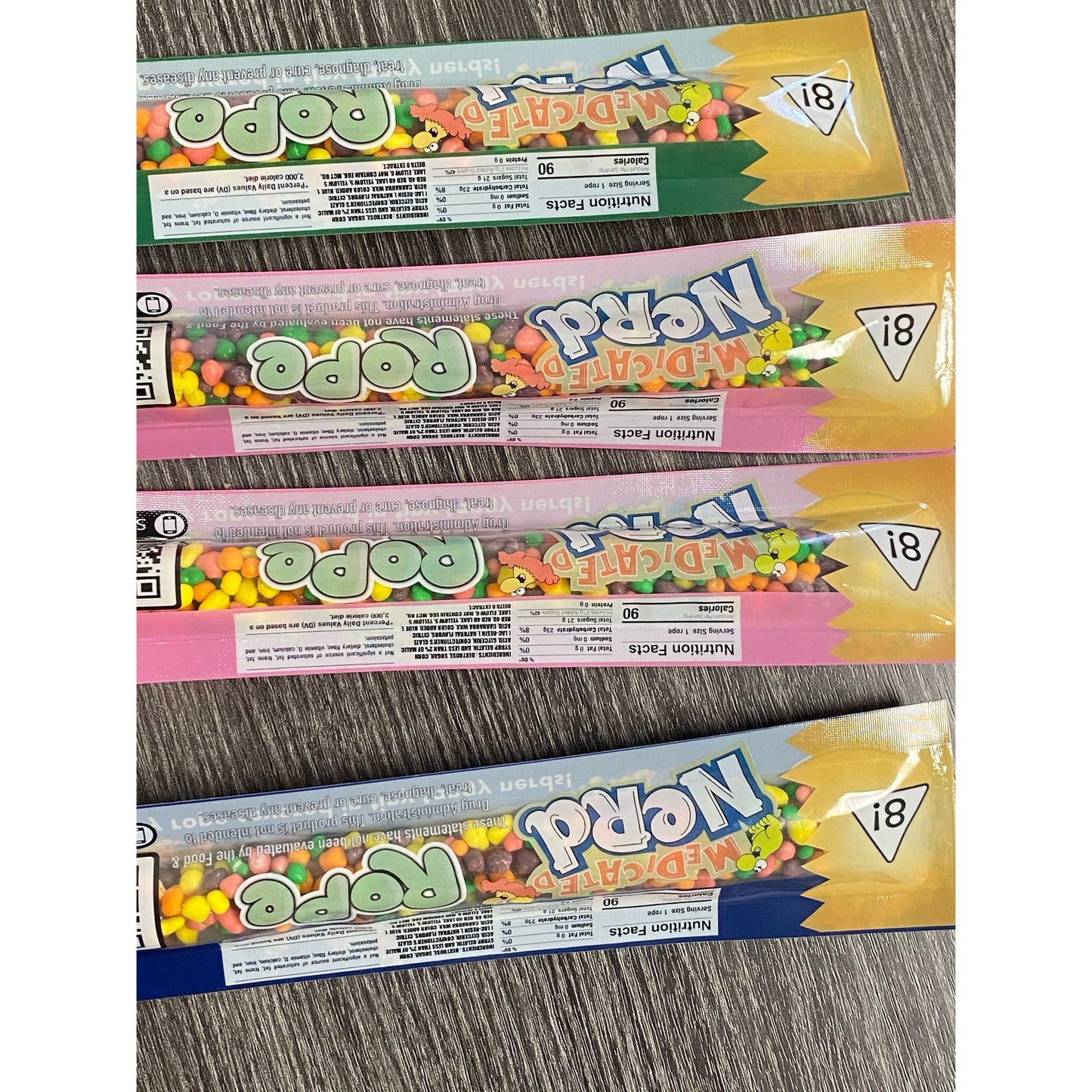 Nerds Ropes - 500MG Delta 8 Hemp Distillate