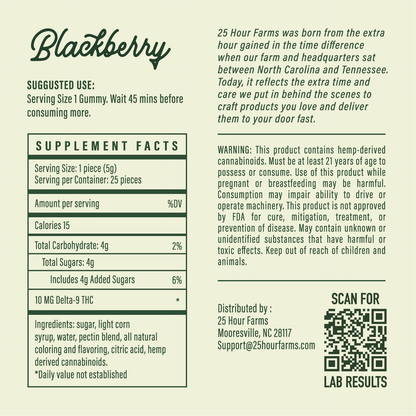 Live Rosin 10 MG THC Gummies