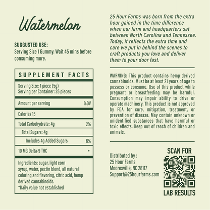 Live Rosin 10 MG THC Gummies