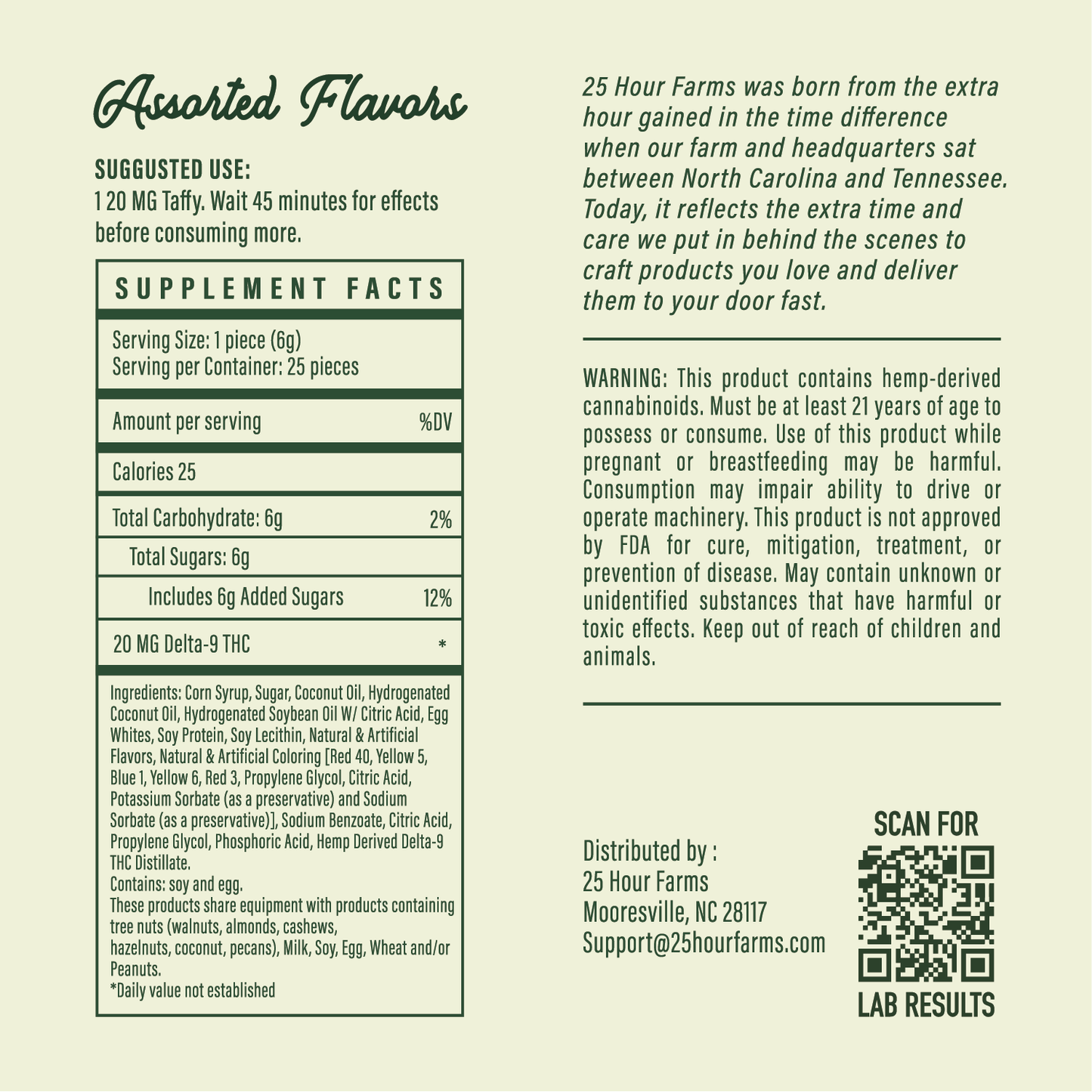 Salt Water Taffy 20mg