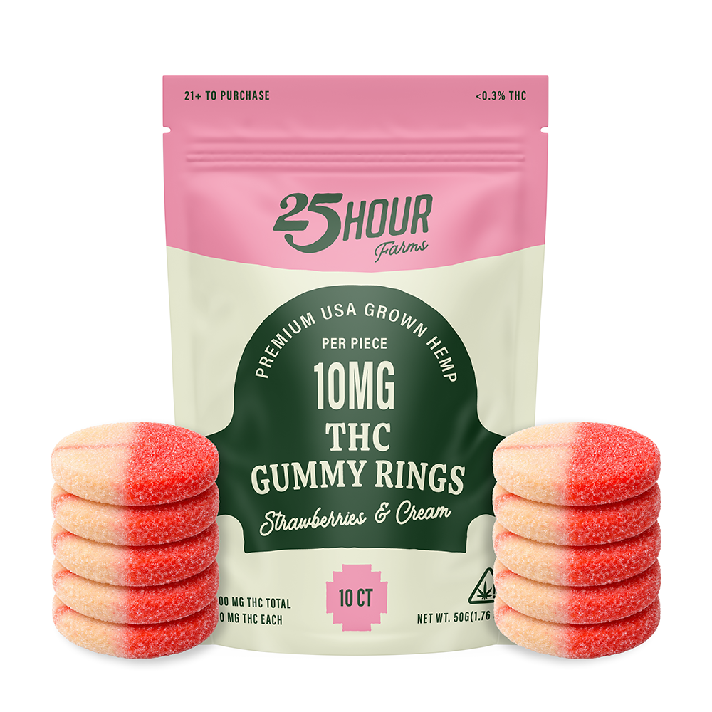 Strawberries and Cream THC Rings