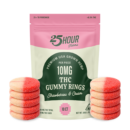 Strawberries and Cream THC Rings
