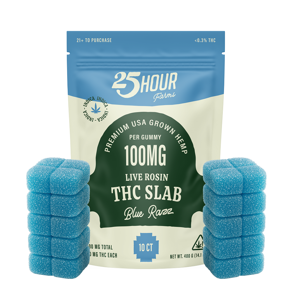 100 MG Live Rosin Slab