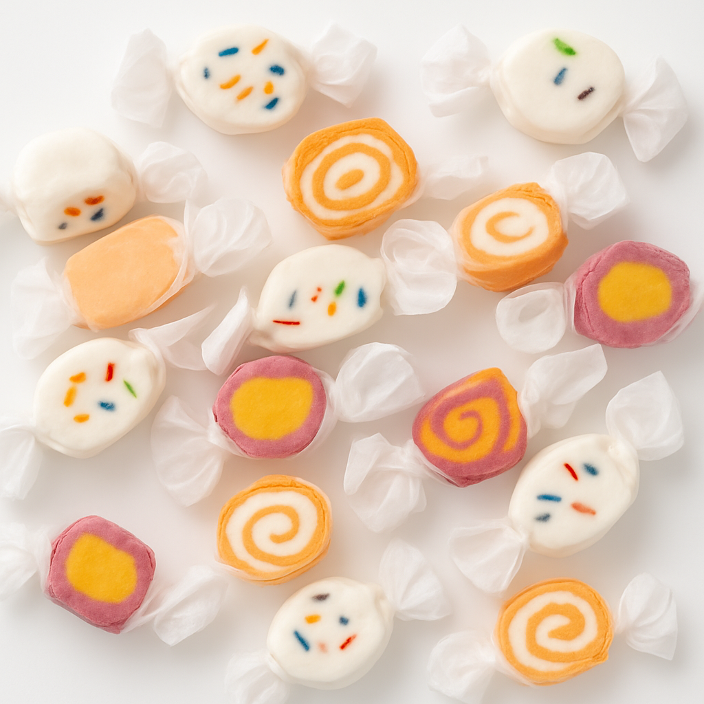 Salt Water Taffy 20mg Edibles by 25 Hour Farms